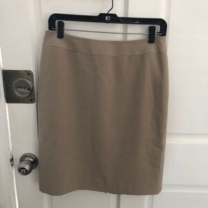 Caslon Light Tan Pencil Skirt Midi 8 Medium